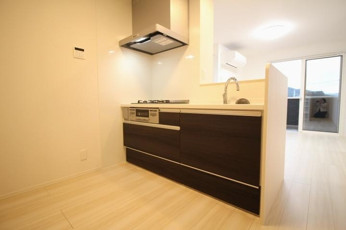 筑紫野市大字永岡のアパートのキッチン