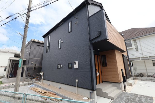 《仲介手数料無料》川越市今成２丁目1-3新築一戸建てグラファーレの外観|撮影日 2026年6月21日 13:00 晴れ