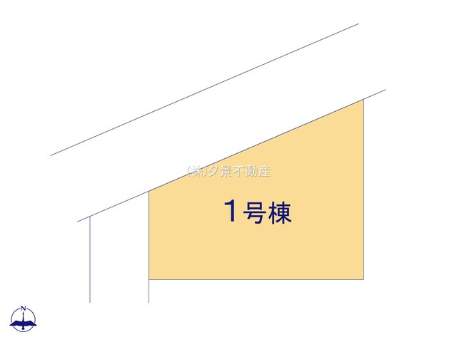 《仲介手数料無料》川越市今成２丁目1-3新築一戸建てグラファーレの区画図