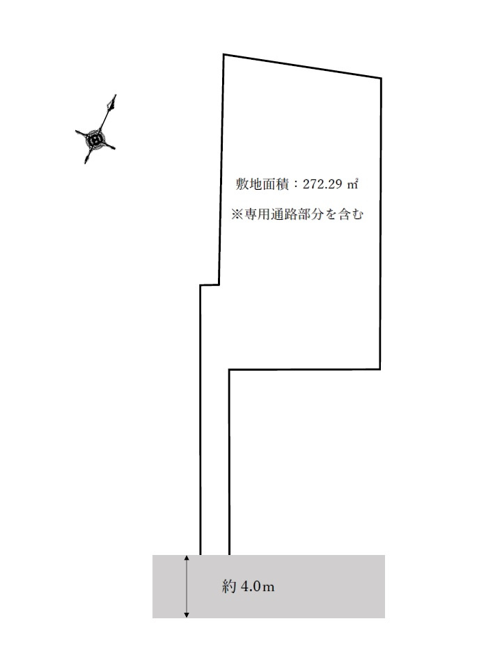 『緑豊かな住宅街に佇む売地』釜利谷東6丁目売地の画像