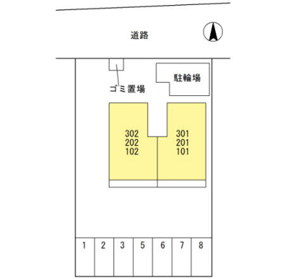 【区画図】 | ジョリーメゾンエスト