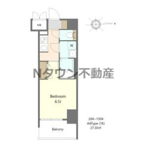 【間取り】 | S-RESIDENCE名駅北alesia(アレシア) | 間取りです。