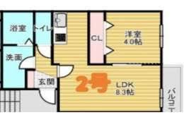 アルカンシェルコート豊津の間取り