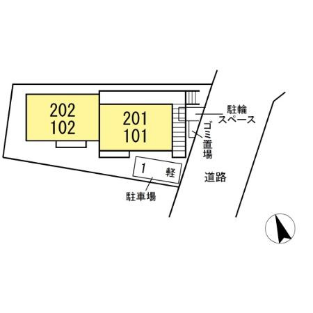 アミティエの地図