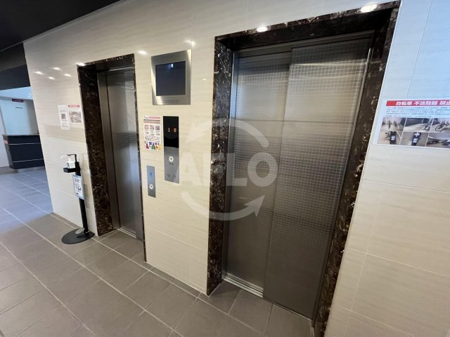 プレサンスOSAKA DOMECITY ワンダーの設備|プレサンスOSAKA DOMECITY ワンダー　カメラ付きエレベーター