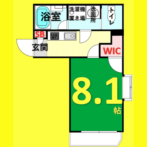 タウンライフ覚王山　名古屋市賃貸　仲介手数料無料の間取り
