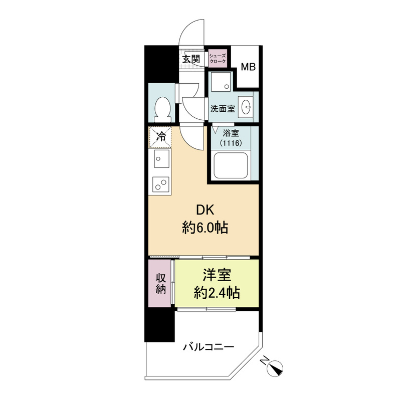 セレニテ元町アリエの間取り