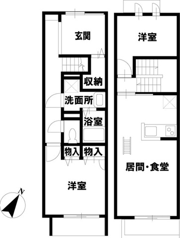 アスセーナD棟の間取り