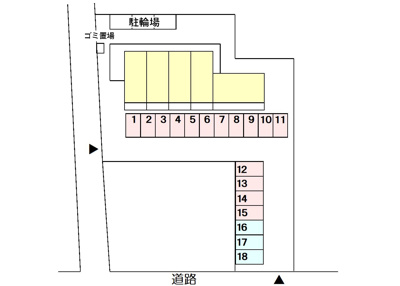 【駐車場】 | フィオーレ | 駐車場