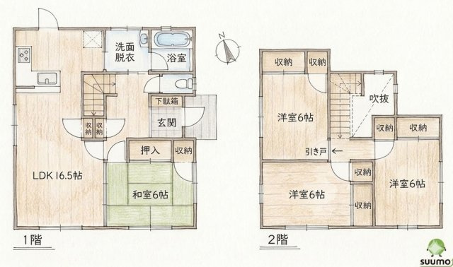 富田町字音路　中古戸建ての間取り|現況と間取り図が相違する場合には現況を優先いたします。よく現地をご確認の上ご検討ください。