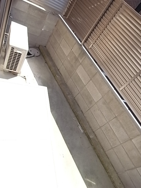 エグザ六甲のバルコニー