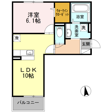 サニー　イーストの間取り