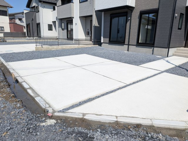 水戸市東台　1期　新築戸建　3号棟の駐車場|駐車は3台可能です♪