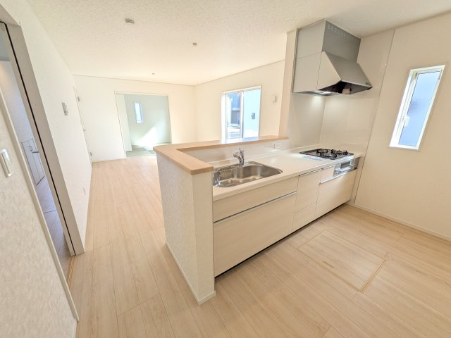 ひたちなか市平磯遠原町　第2　新築戸建て　1号棟のキッチン