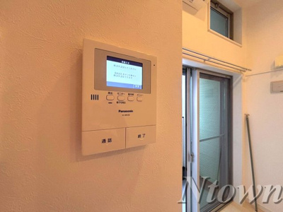 【セキュリティ】 | Casea | モニター付きインターホンです