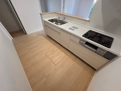 【キッチン】 | Cradlegarden西区比良第16全5棟【仲介手数料無料　比良小　山田東中】 | LINEから簡単お問合せ可能！
友達検索で@nqk7328tです！。