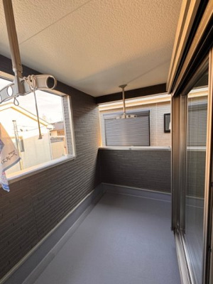 【バルコニー】 | Cradlegarden西区比良第16全5棟【仲介手数料無料　比良小　山田東中】 | 今すぐのご案内可能です！→  0120-336-922　までお気軽にお問い合わせください。