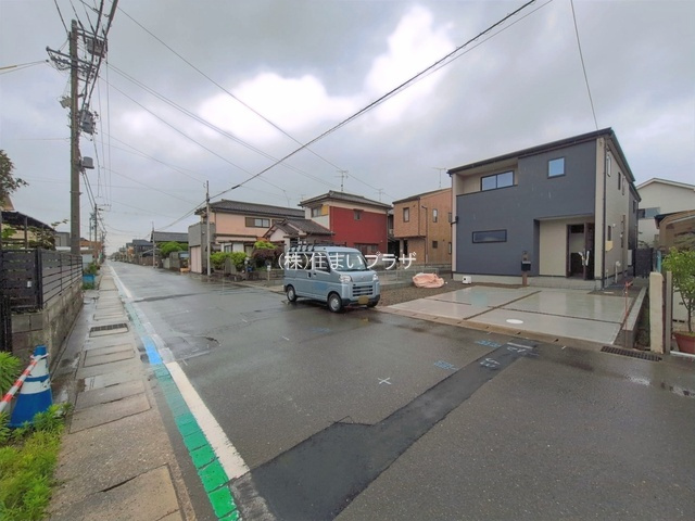 仲介手数料無料）一宮市小信中島第２・１号棟の前面道路含む現地写真|前面道路含む現地写真です
