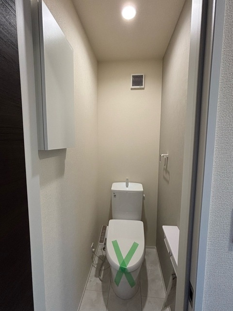 仲介手数料無料）一宮市小信中島第２・１号棟のトイレ|トイレも気になるポイント