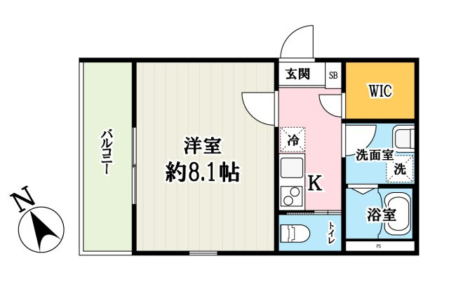 (仮称)キャメル新座野火止B棟の間取り