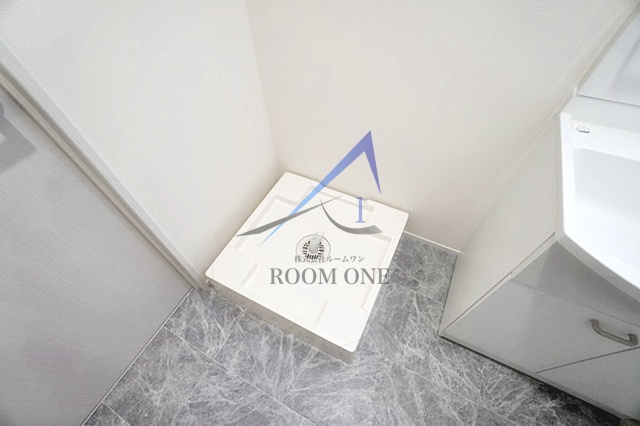 A.FLAT Ⅱの設備|洗濯機置き場です。