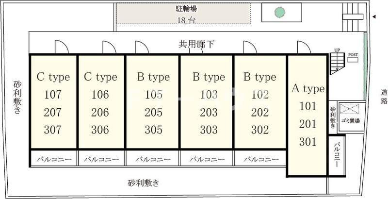 リブリ・検見川町の区画図