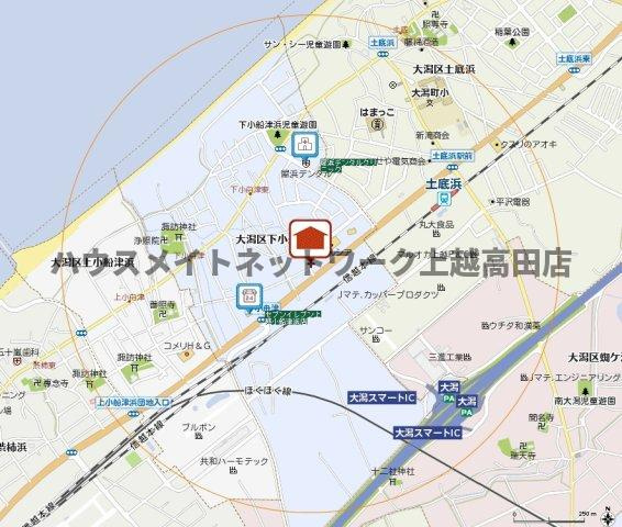 シャルマン大潟の地図|位置図