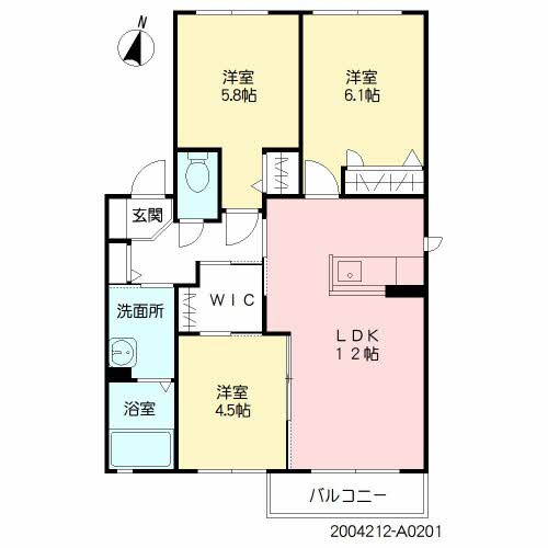 ローゼンの間取り|使い勝手の良い間取りです♪