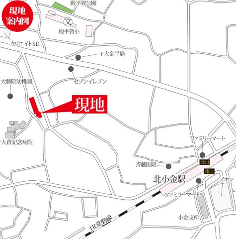 ライオンズマンション北小金第2の地図