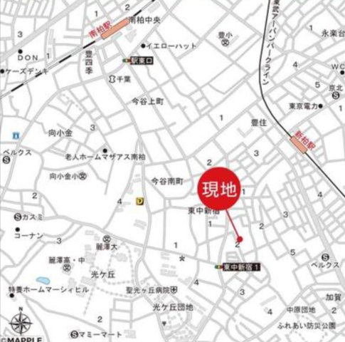 新柏ガーデニア東の街一番館の地図