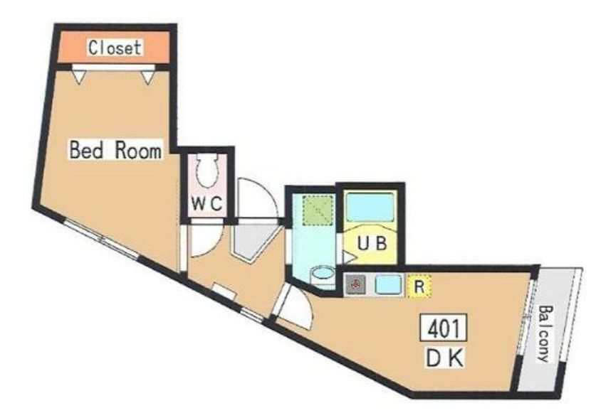THE OXFORD FLATの間取り|間取り図☆