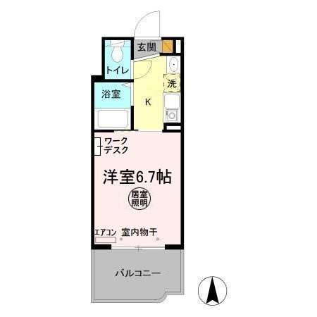 パティオ坂巻の間取り