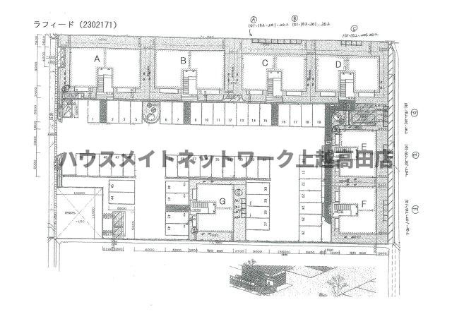 ラフィードの区画図|配置図