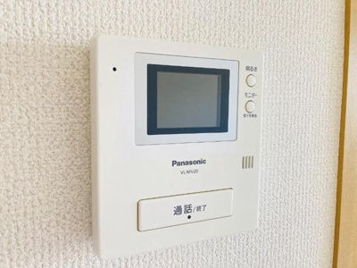【セキュリティ】 | グランドリーム | モニター付きインターホンです