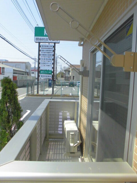 キャッツアイ　Ａのバルコニー