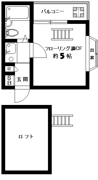 Ｐａｓｔｅｌ綱島東の間取り