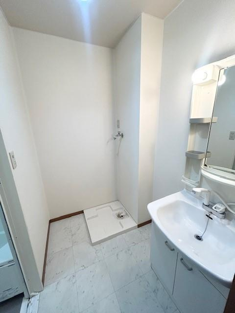 プレストンの洗面所