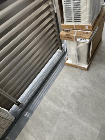 石見ビルのバルコニー