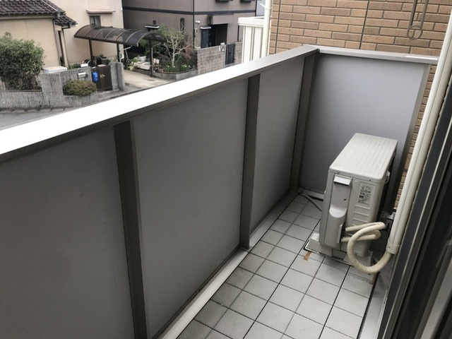 エンジェルハートＢのバルコニー