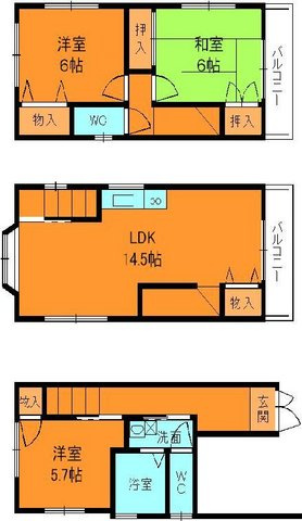 岡本邸の間取り