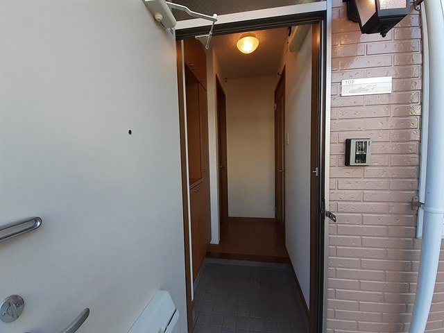 シャン・クレージュの玄関|毎日通る玄関はこちらです