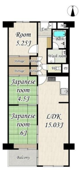 【間取り】 | くずはセンチュリータウン3番館