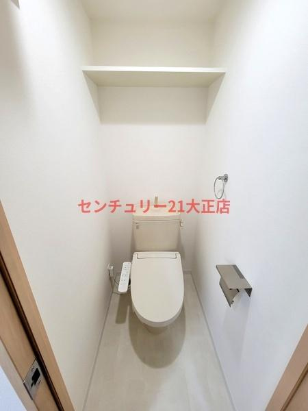 大阪市港区弁天４丁目の賃貸マンションのトイレ
