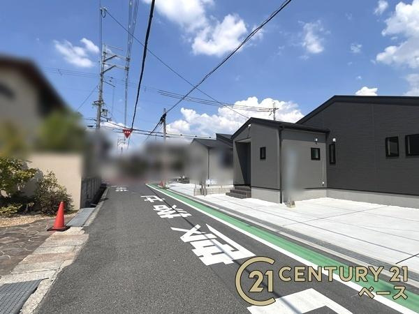 リーブルガーデン高 ２号棟 ／新築一戸建の前面道路含む現地写真|■現地撮影写真■