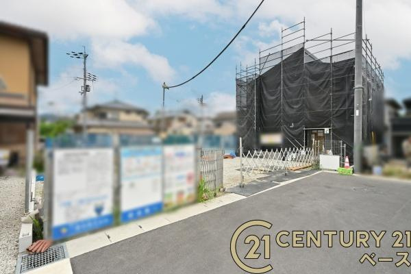 リーブルガーデン西坊城 ２号棟 ／新築一戸建の前面道路含む現地写真|■現地撮影写真■近鉄「浮孔駅」より徒歩１３分の便利な生活環境！