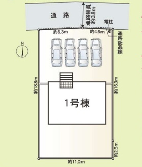 【区画図】 | 笠松町門間新築建売限定1邸！リビングゆったり18.2帖！お車並列4台可能！広々インナーバルコニー！ | 笠松町門間新築建売限定1邸！リビングゆったり18.2帖！お車並列4台可能！広々インナーバルコニー！