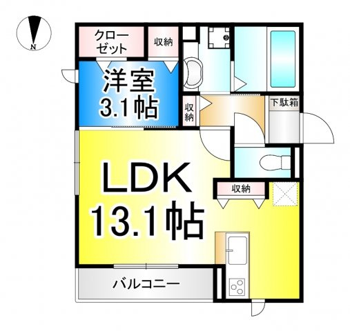 エイト　クラウドの間取り