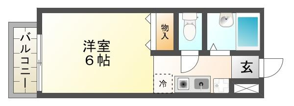 プリシェール中津の間取り