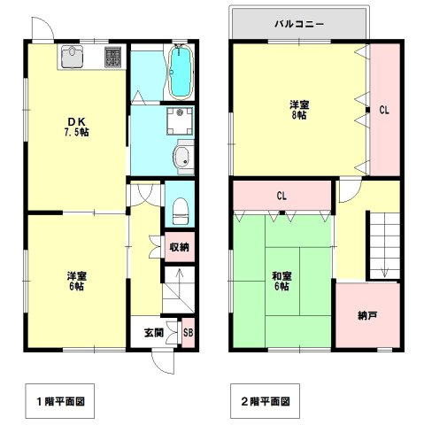 ハイツ森本の間取り