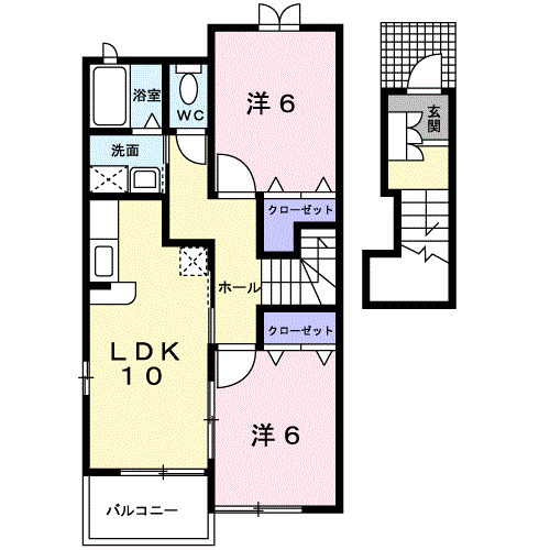 アルカンシェルⅡの間取り